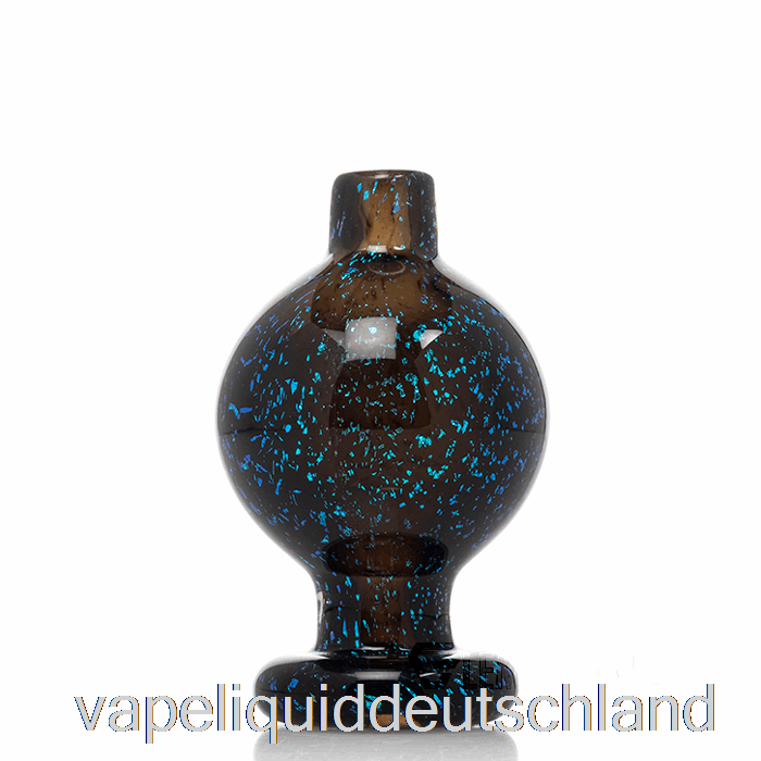 Cheech Glass Full Dichro Bubble Carb Cap Blue Dichro Vape Liquid